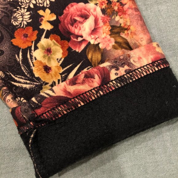 Vintage Fleece Flower Long sleeve dress - Picture 11 of 13